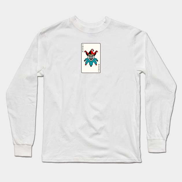 Joker Card I (High Resolution, Color) Long Sleeve T-Shirt by HortusMornsEst